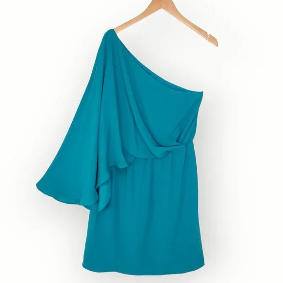 trina turk blue dress Trina Turk Edina Jacquard Dress